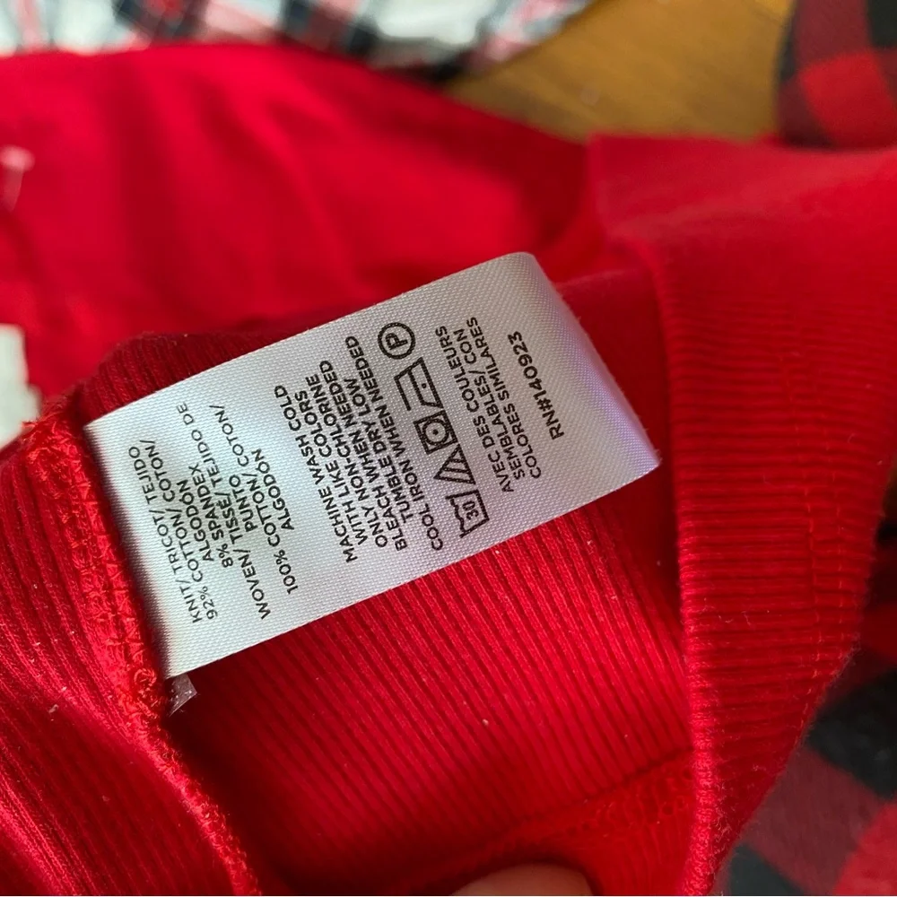 LOFT - NWT Plaid Henley Mixed Media Top - XS - Picture 9 of 9